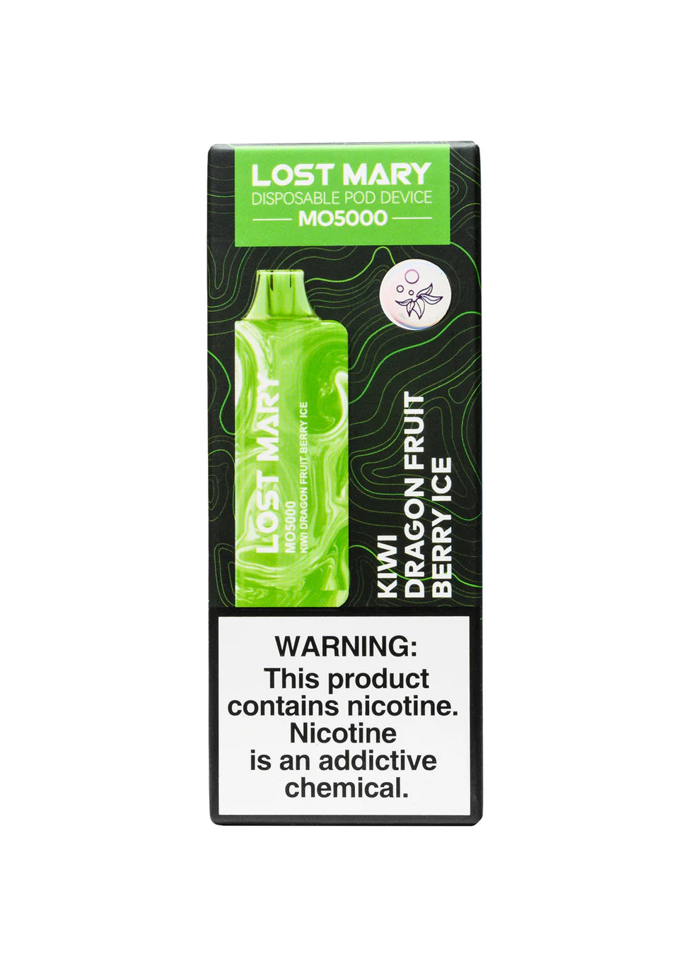Lost mary mo 5000 Kiwi dragon fruit berry ice