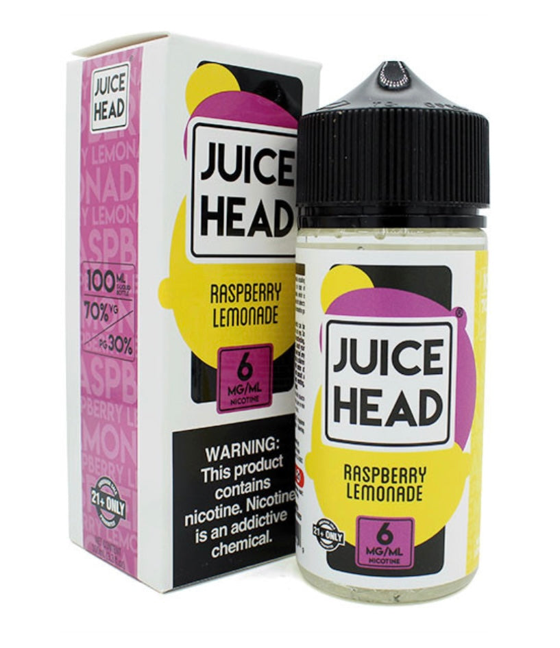 JUICE HEAD RASPB/LEMONADE 100 6nic