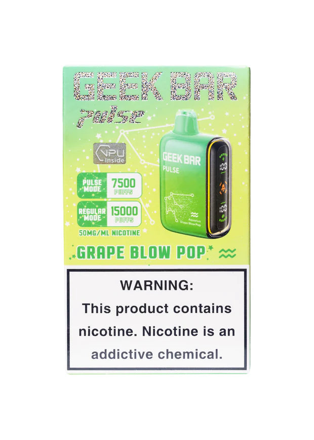 GEEK BAR 15000 grape blow pop