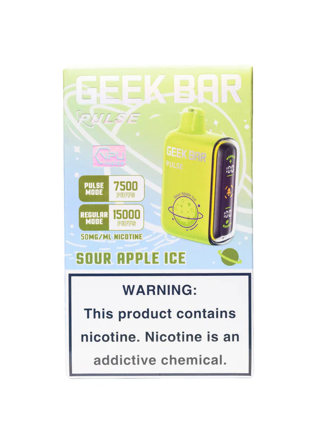 GEEK BAR 15000 sour apple ice
