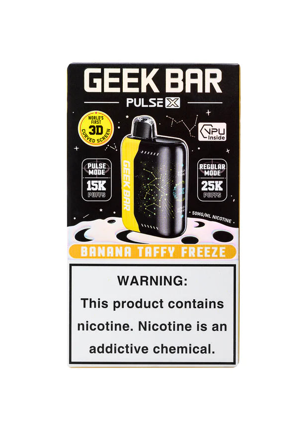GEEK BAR 25 BANANA TAFFY FREEZE