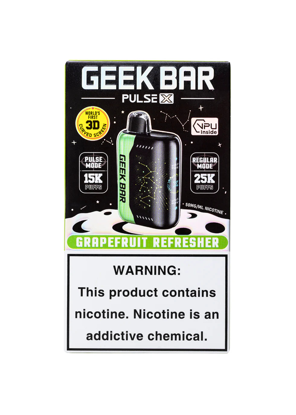 GEEK BAR 25 GRAPEFRUIT REFRESHER