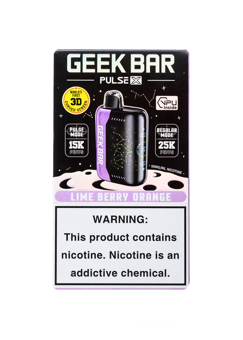 GEEK BAR 25 LIME BERRY ORANGE