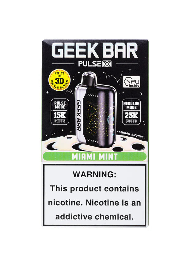 GEEK BAR 25 MIAMI MINT