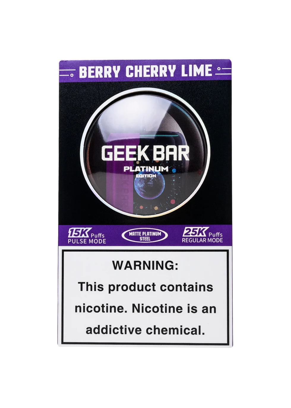 GEEK BAR PLATINUM BERRY CHERRY LIME