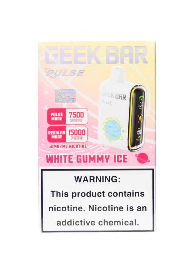 GEEK BAR WHITE GUMMY ICE