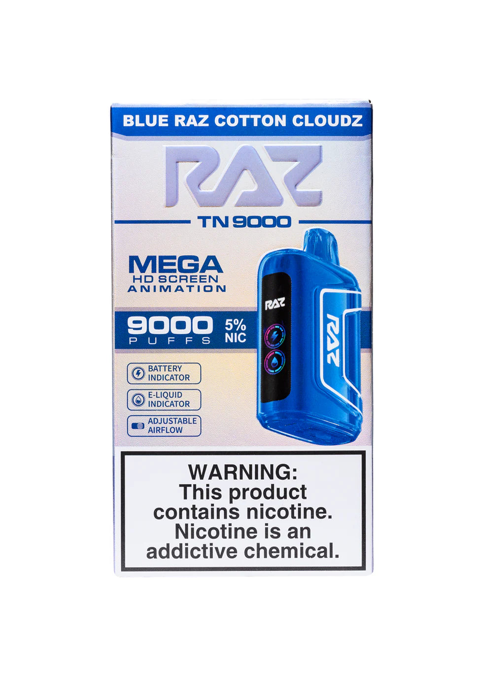 RAZ 9000 BLUE RAZ COTTON CLOUDZ