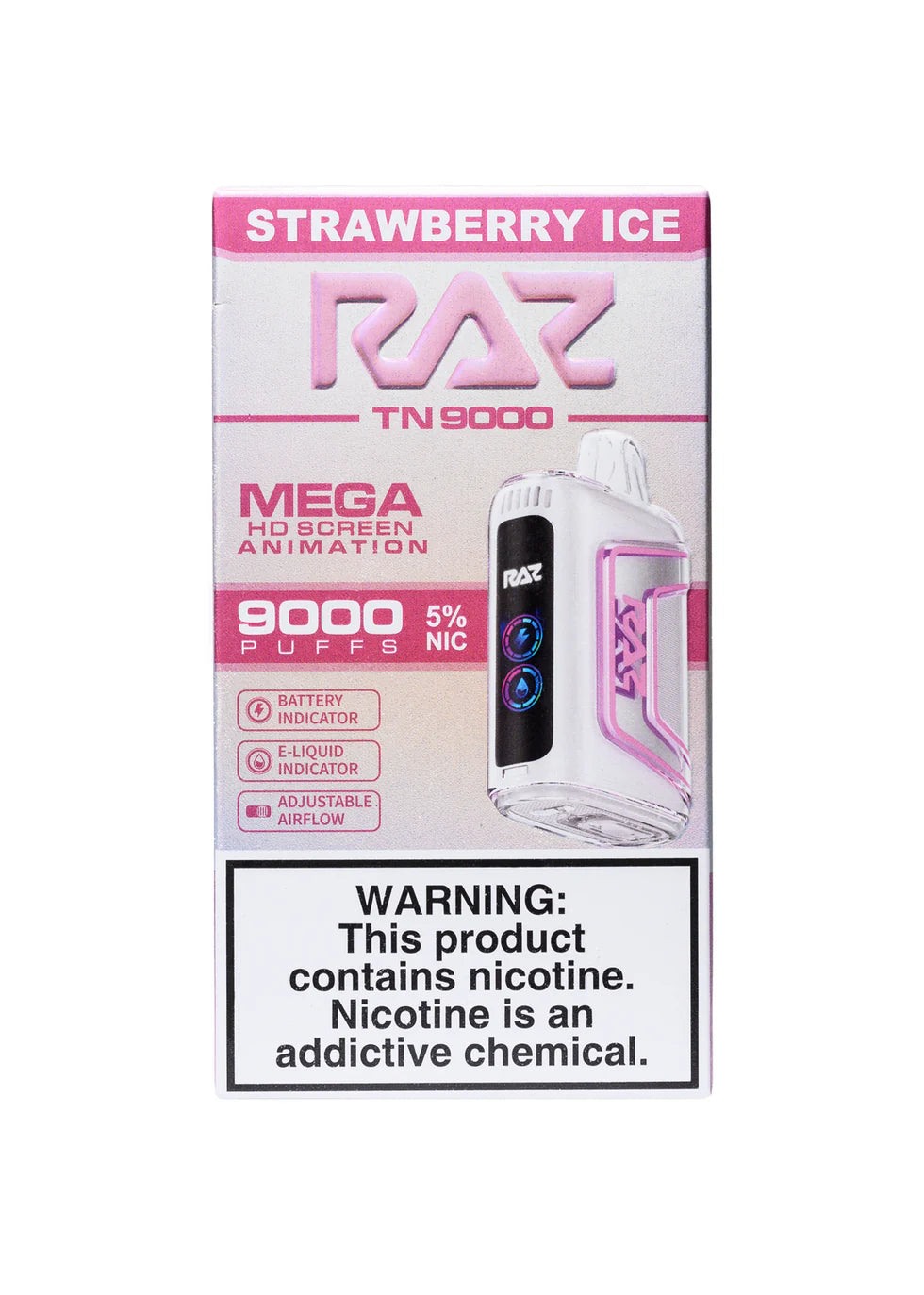 RAZ 9000 strawberry ice
