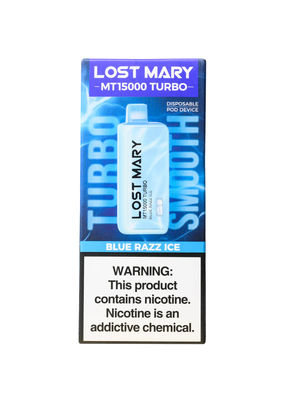 LOST MARY 15000 BLUE RAZZ ICE