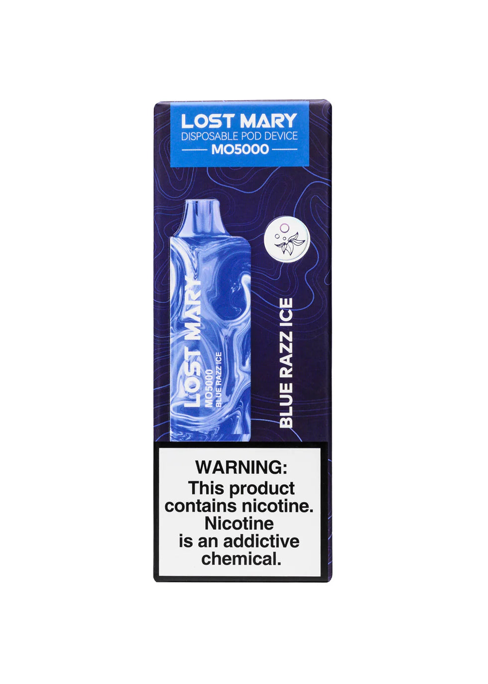 Lost mary mo 5000 blue razz icy