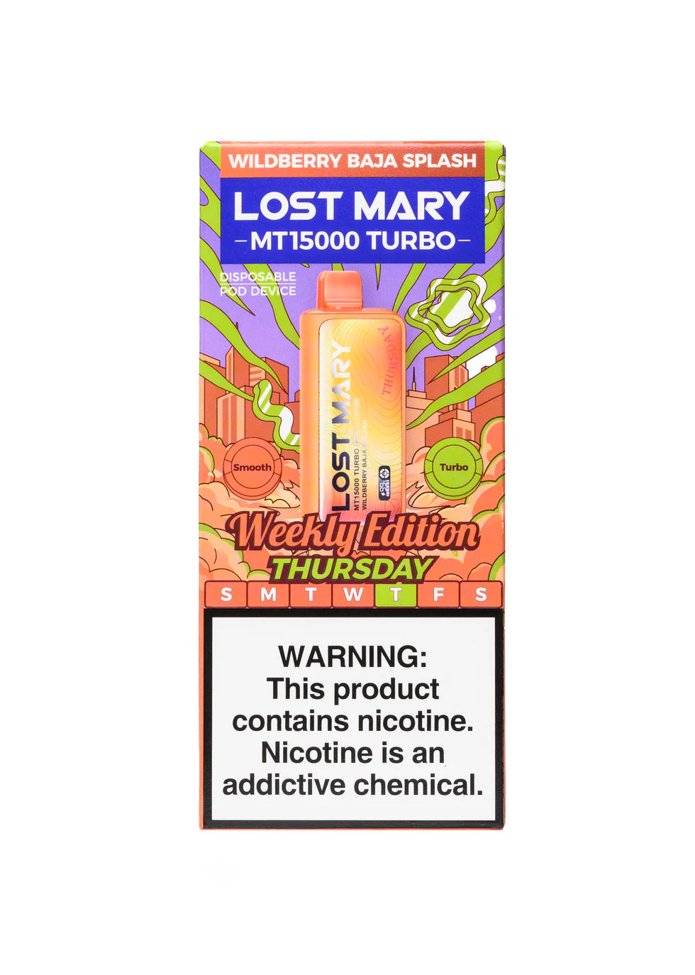 LOST MARY MT 15000 WILDBERRY BAJA SPLASH