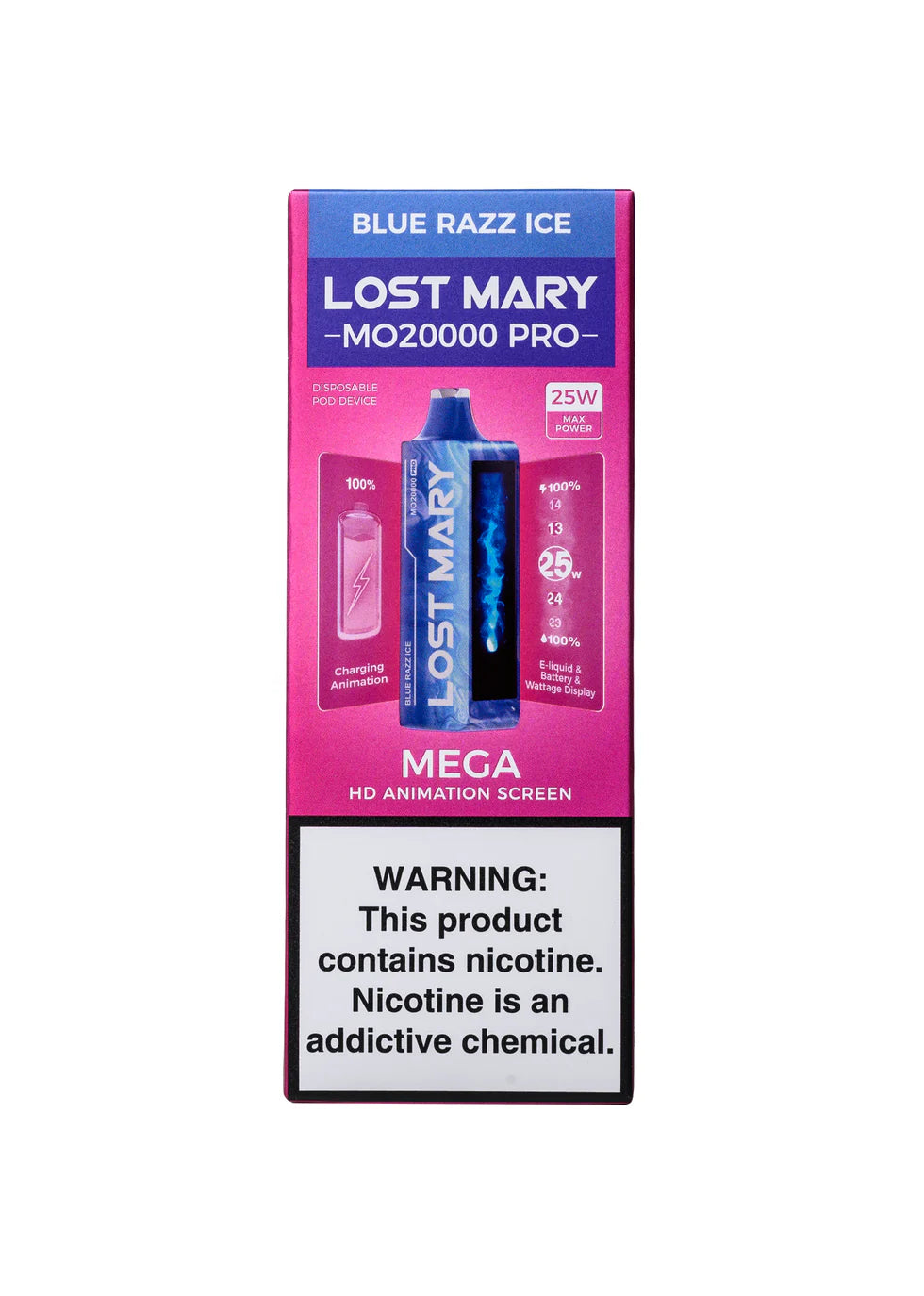 LOST MARY PRO BLUE RAZZ ICE