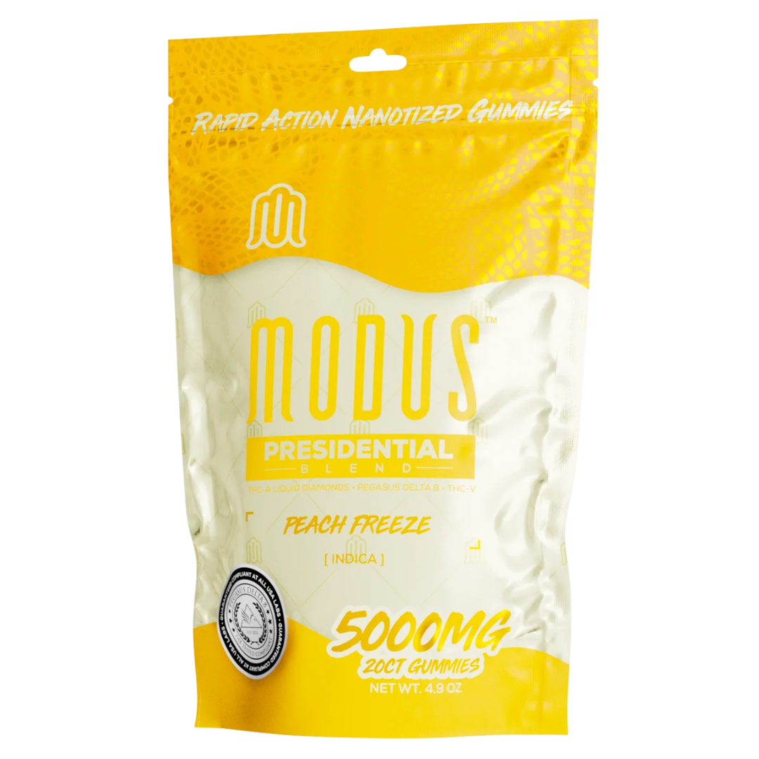 MODUS PRESIDENTIAL GUMMIES 20CT 5000MG PEACH FREEZE