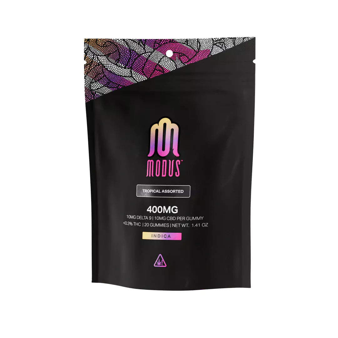 MODUS GUMMY 400MG TROPICAL ASSORTED
