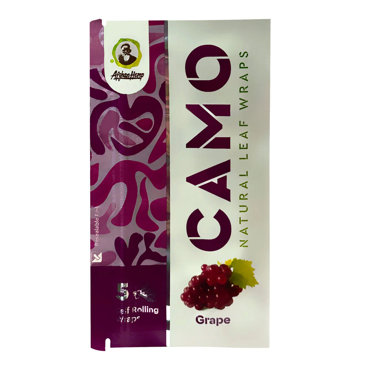 CAMO GRAPE NATURAL LEAF WRAPS