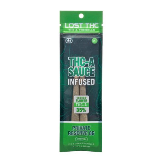 LOST THC DIAMOND PRE ROLL PRIVATE RESERVE OG