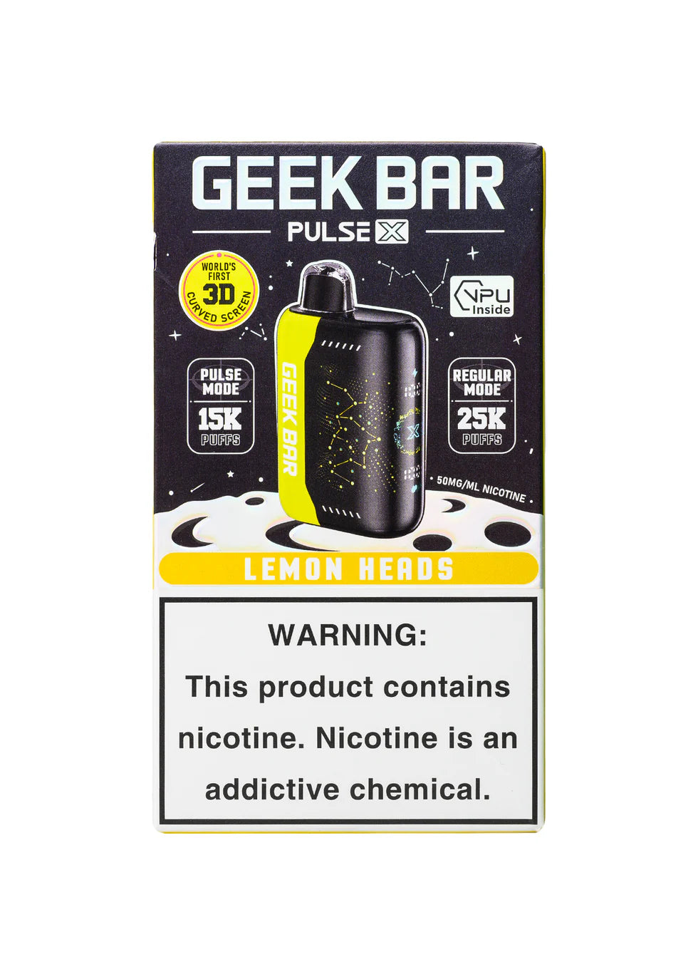 GEEK BAR 25 LEMON HEADS