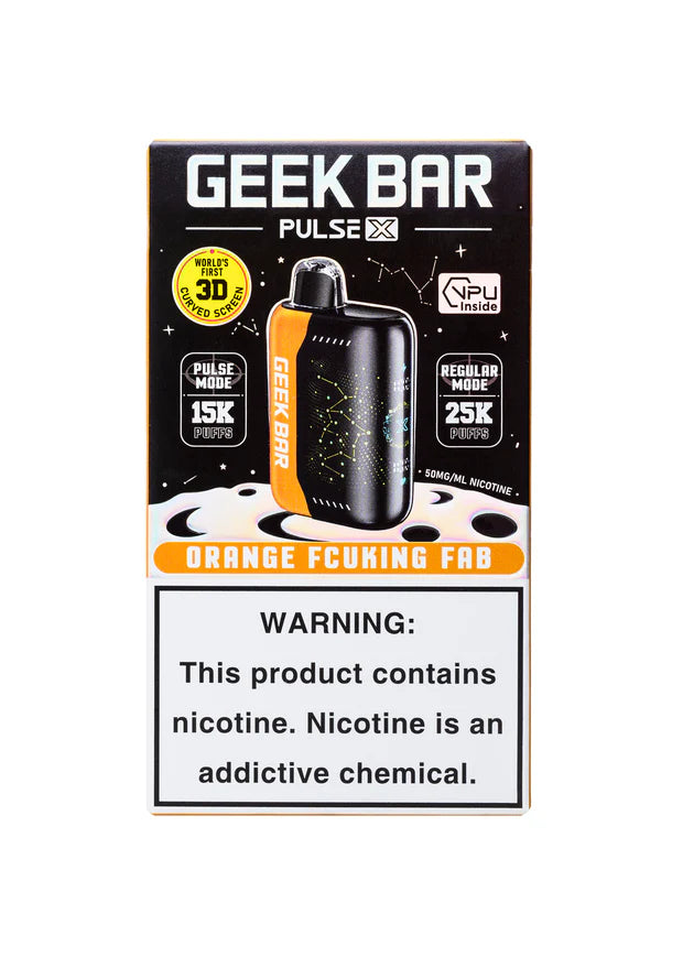 GEEK BAR 25 ORANGE FCUKING FAB