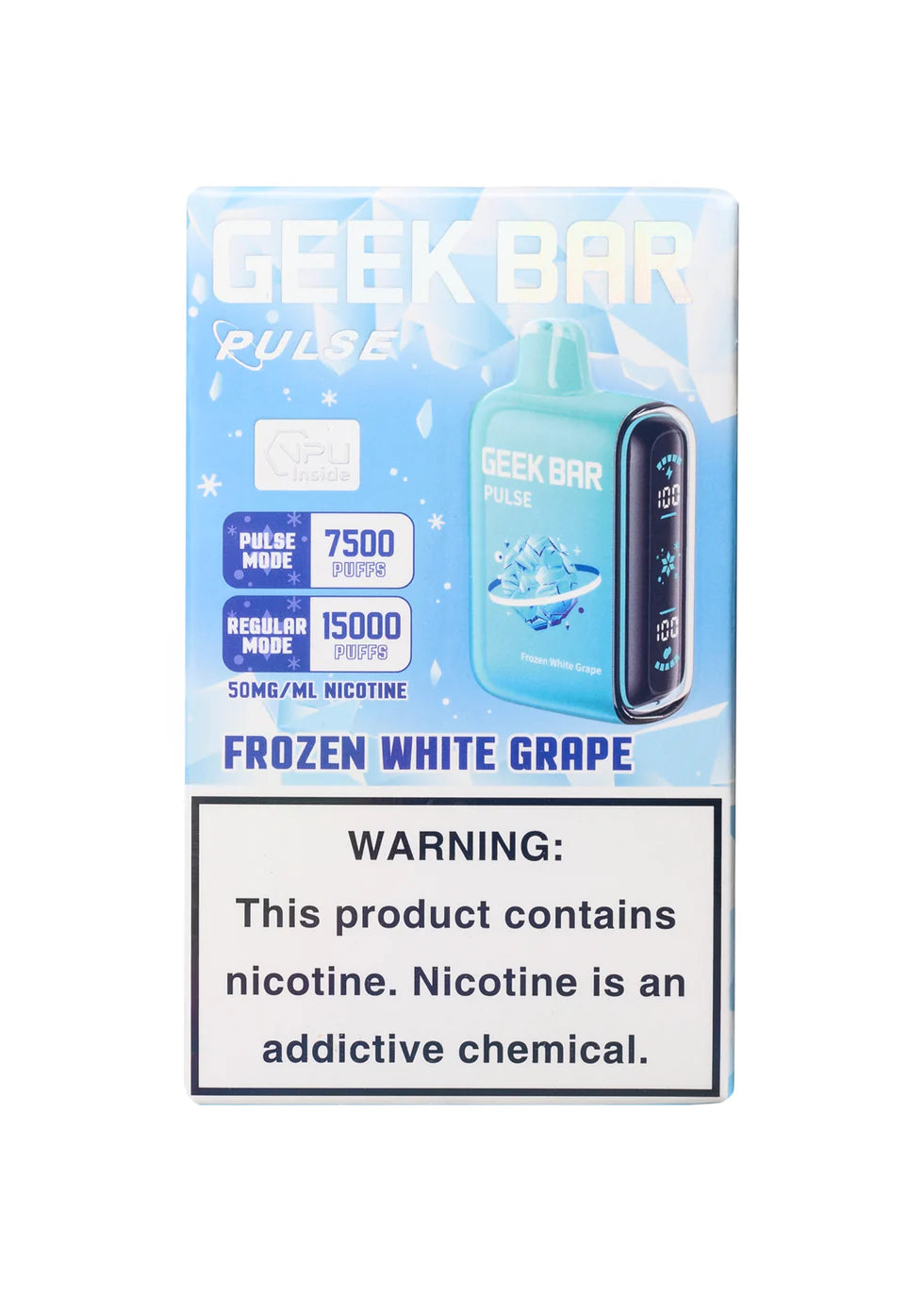 GEEK BAR FROZEN WHITE GRAPE