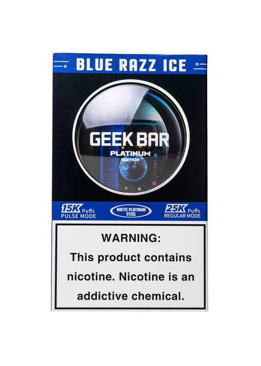 GEEK BAR PLATINUM BLUE RAZ ICE