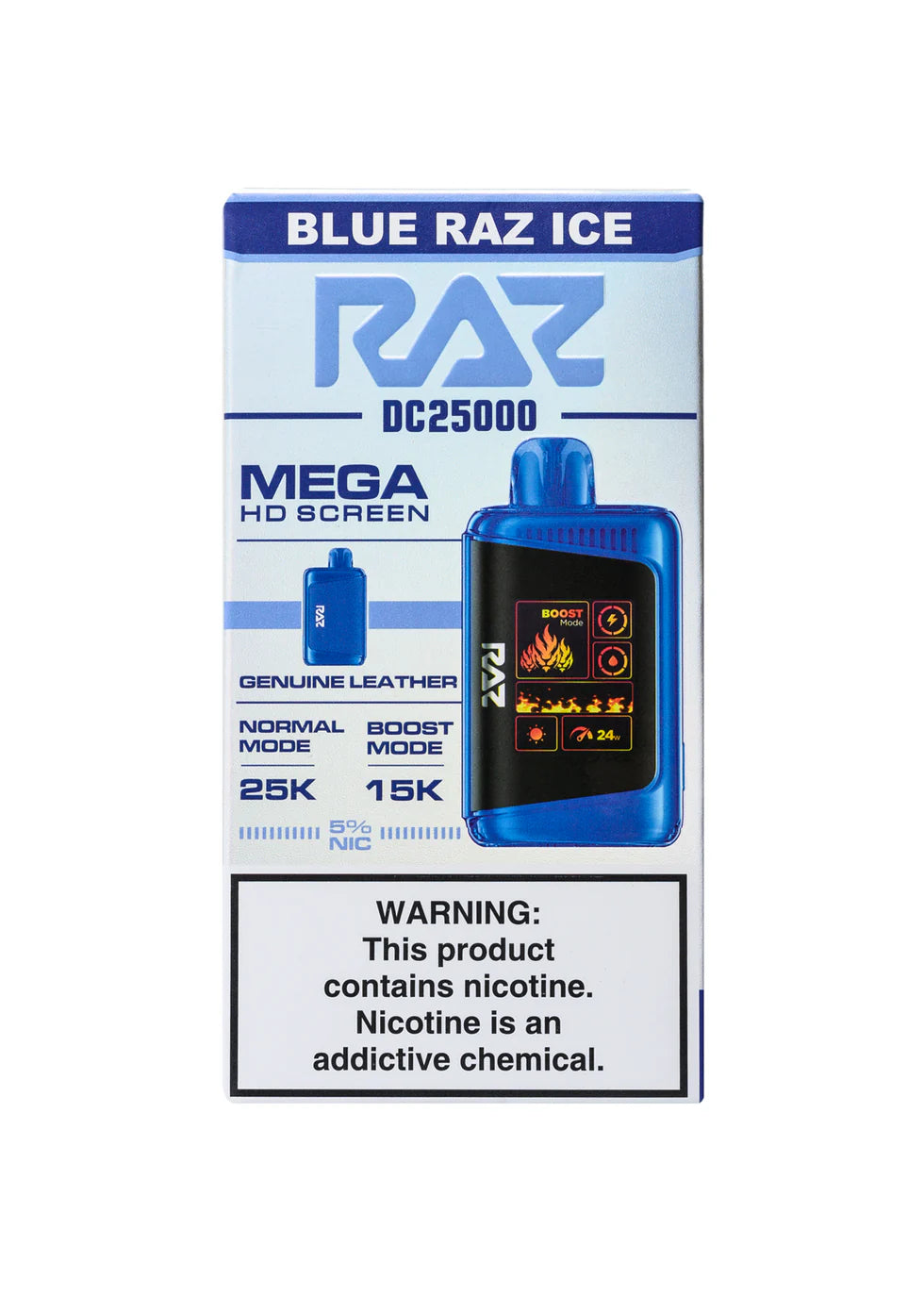 RAZ DC25000 BLUE RAZ ICE