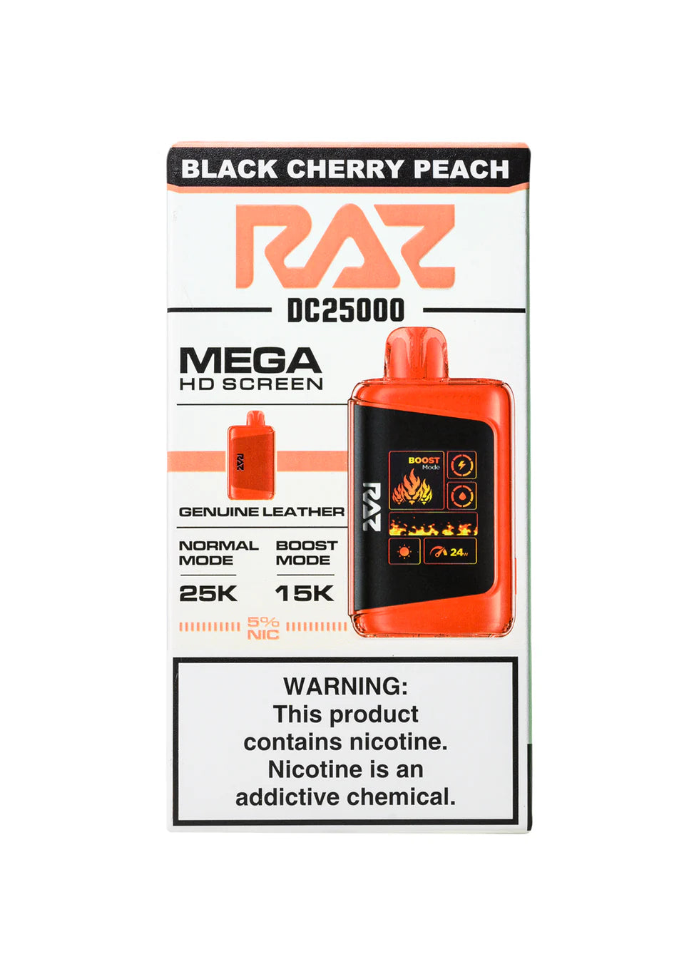 RAZ DC25000 BLACK CHERRY PEACH