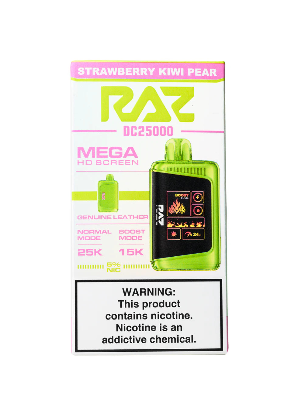 RAZ DC25000 STRAWBERRY KIWI PEAR