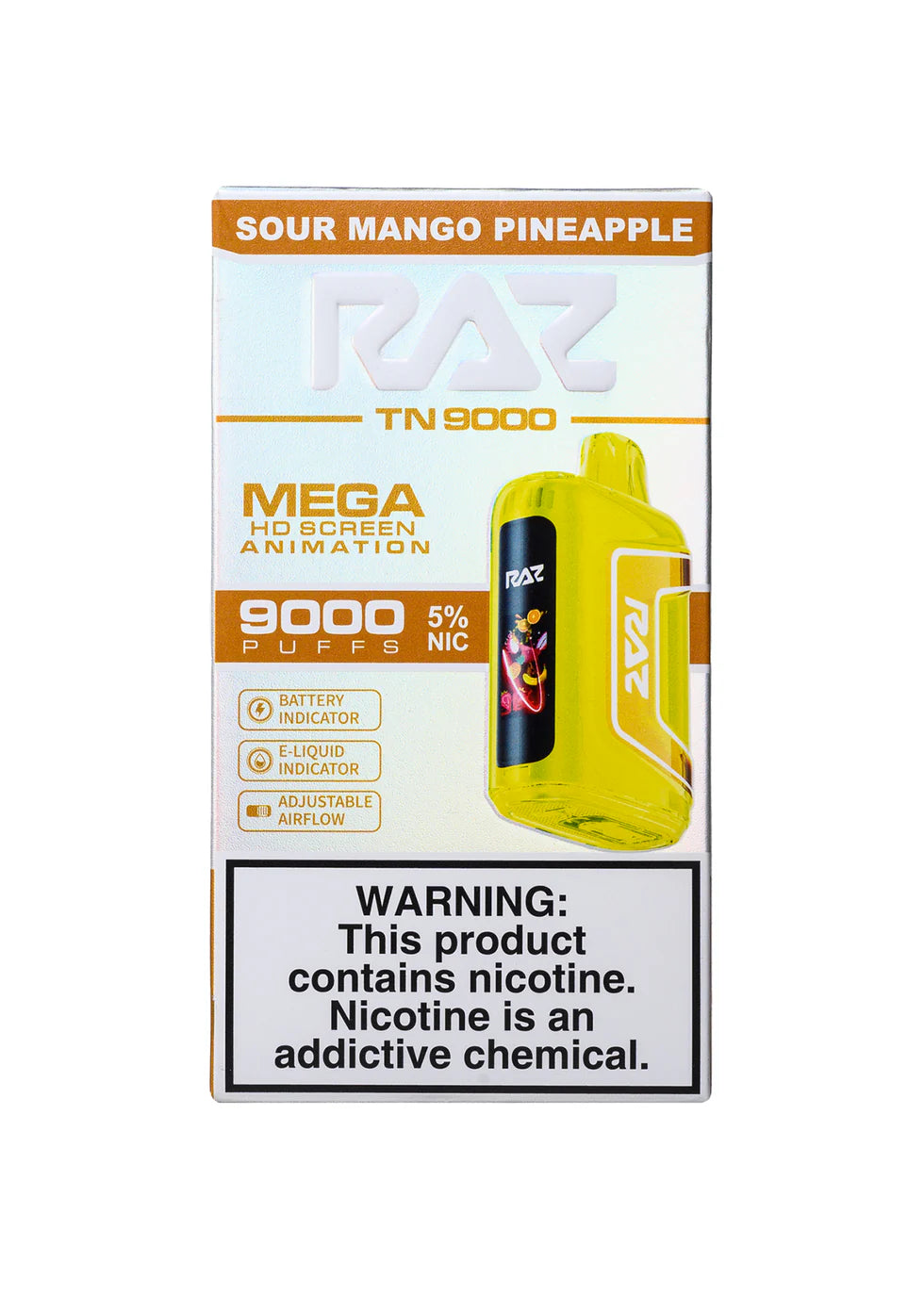 RAZ9000 SOUR MANGO PINEAPPLE