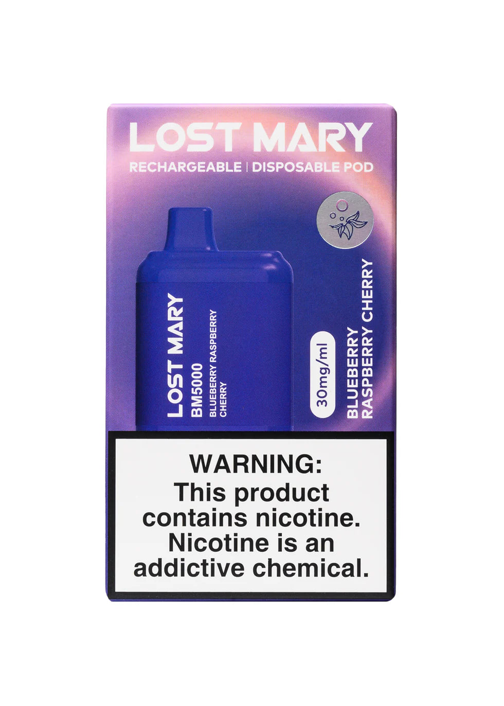 LOST MARY 3MG BM5000 BLUEB RASPB CHERRY