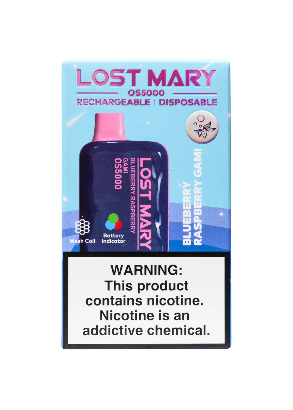 Lost mary blueberry raspberry gami