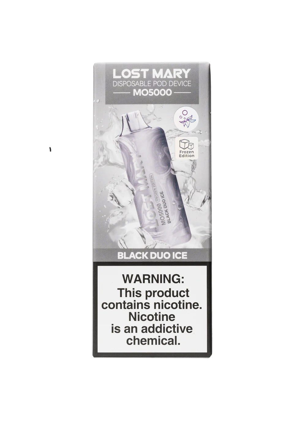 Lost mary mo 5000 black duo ice