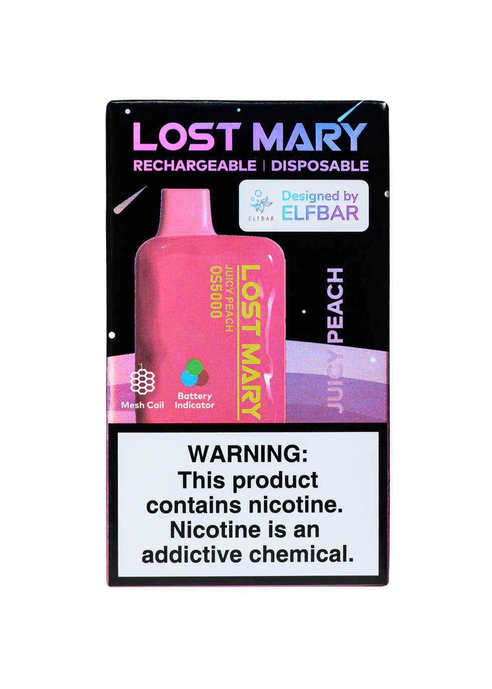 Lost mary peach icy