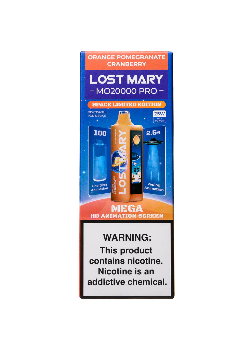 LOST MARY PRO ORANGE POM CRANBERRY
