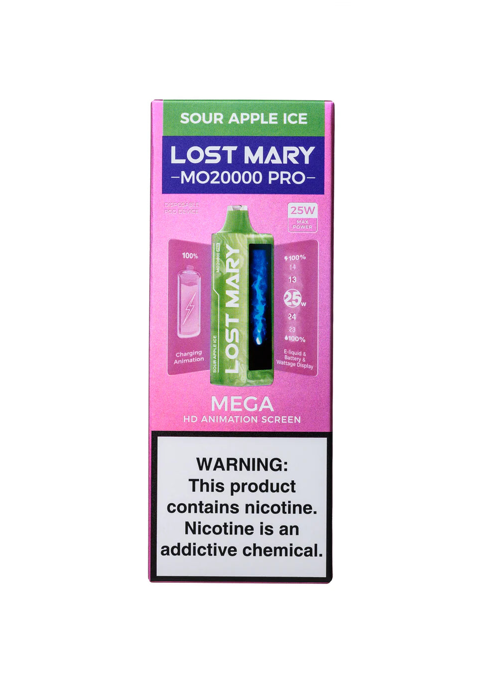 LOST MARY PRO SOUR APPLE ICE