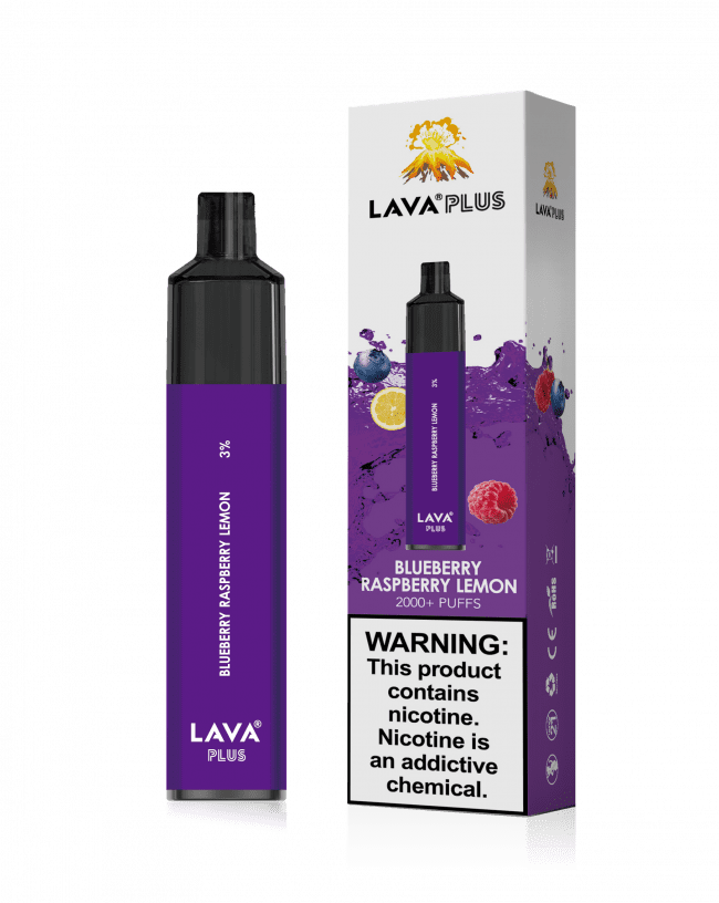 LAVA PLUS 2600 BLUEBERRY RASPBERRY LEMON