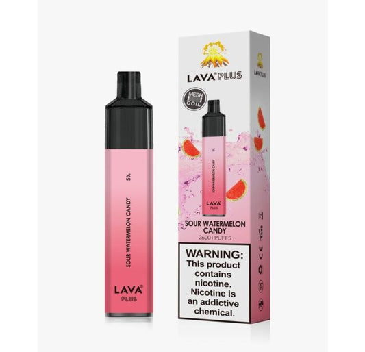 LAVA PLUS 2600 SOUR WATERMELON CANDY