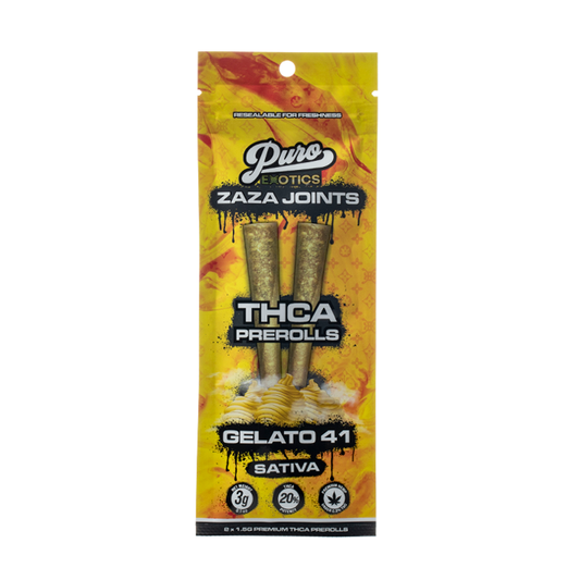 PURO ZAZA JOINTS GELATO 41 3G sativa
