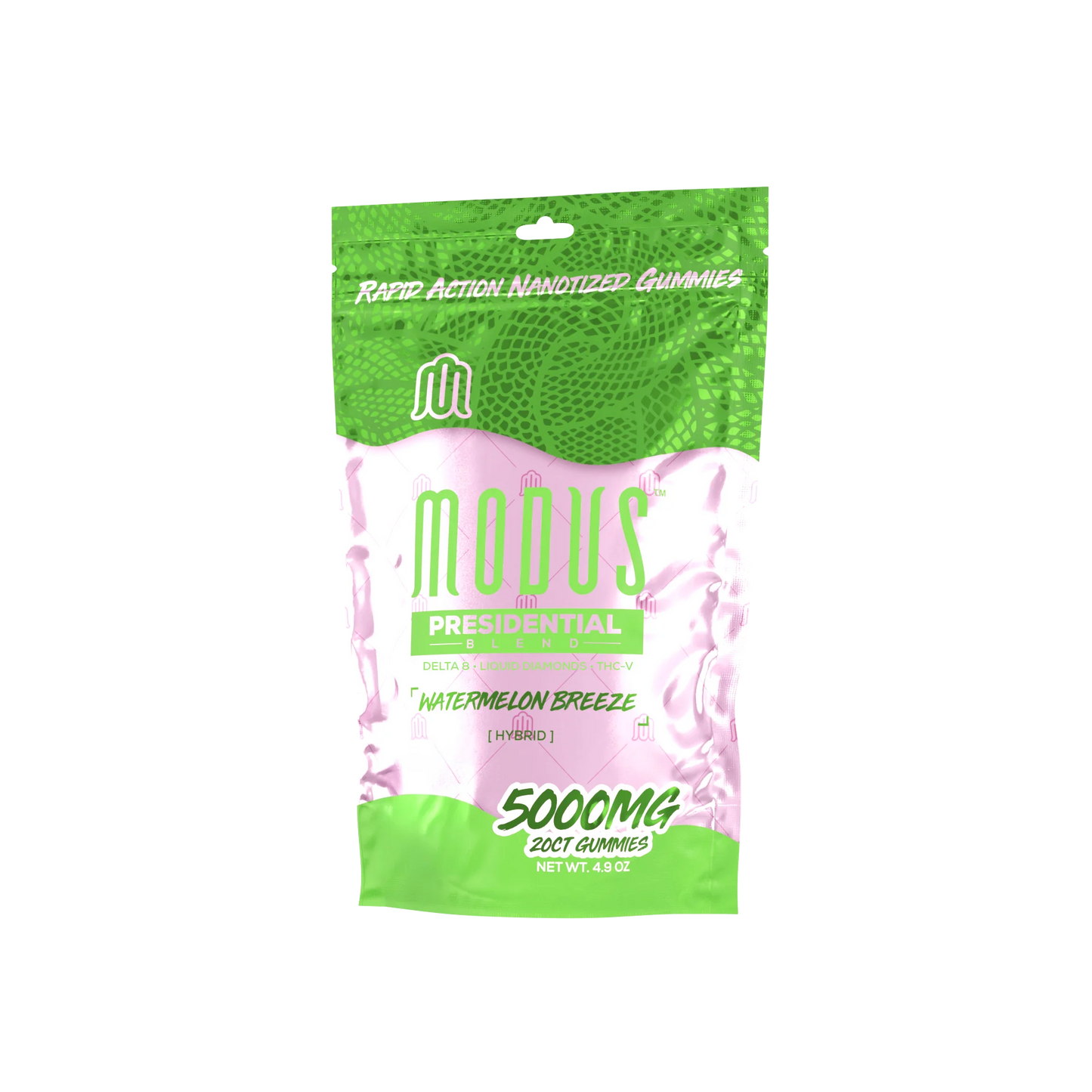 MODUS PRESIDENTIAL GUMMIES 20CT 5000MG WATERMELON BREEZE
