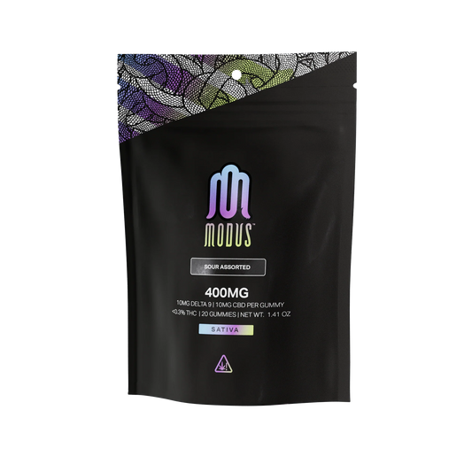 MODUS GUMMY 400MG SOUR ASSORTED