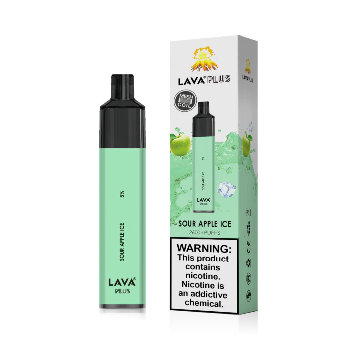 LAVA PLUS 2600 SOUR APPLE ICE