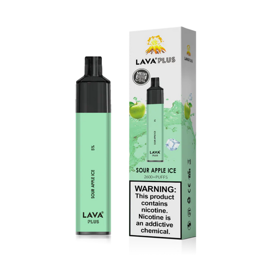 LAVA PLUS 2600 SOUR APPLE ICE