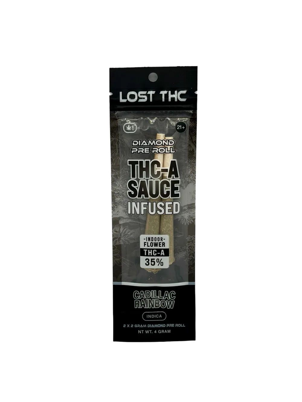 LOST THC  DIAMOND PRE ROLL CADILLAC RAINBOW