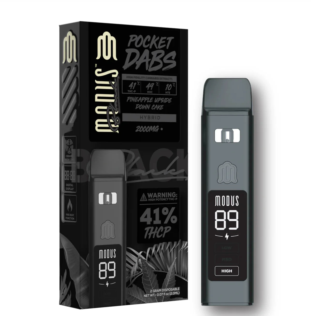 MODUS DABS DISPOSABLE 2 MG PINEAPPLE