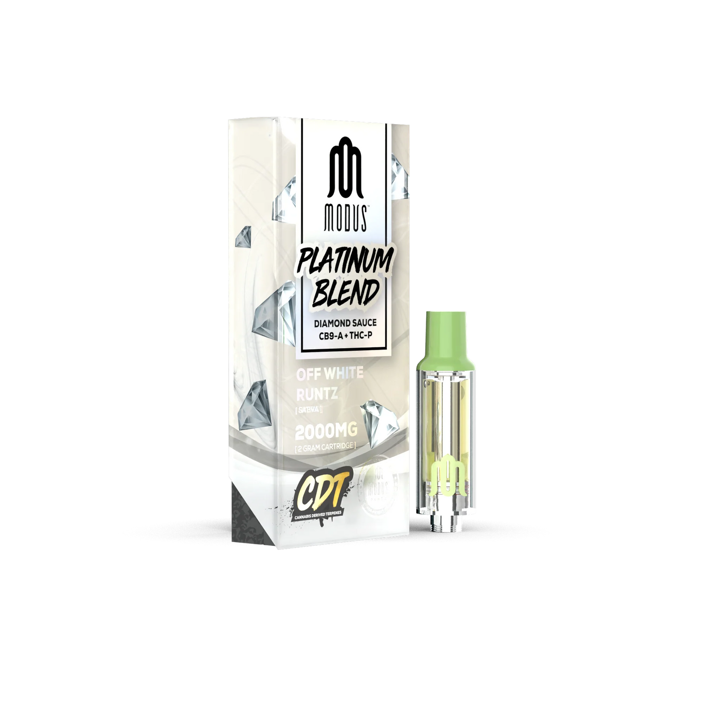 MODUS PLATINUM CARTRIDGE 2MG OFF WHITE